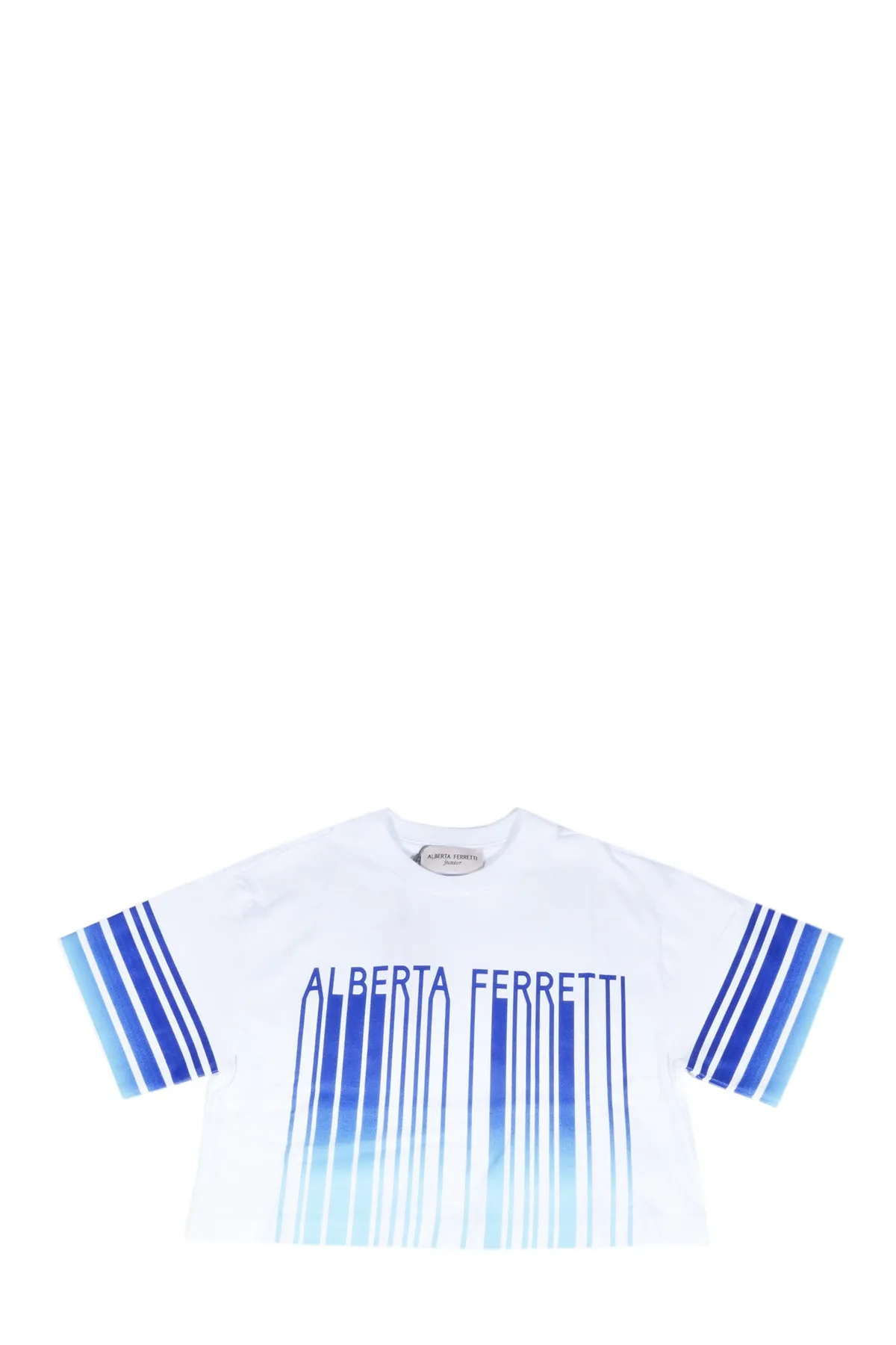 Alberta Ferretti Kids Logo Print Crewneck T-Shirt