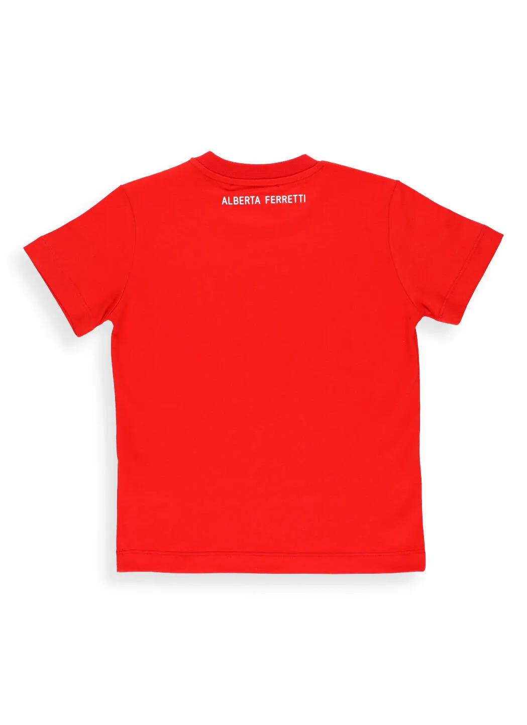 Alberta Ferretti Kids Slogan Print Crewneck T-Shirt