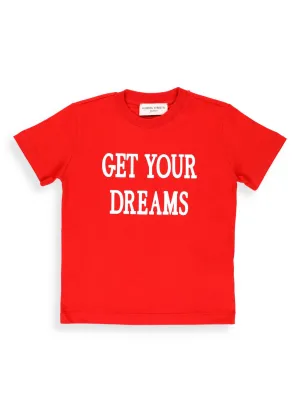 Alberta Ferretti Kids Slogan Print Crewneck T-Shirt