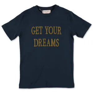 Alberta Ferretti Kids Slogan Print Crewneck T-Shirt