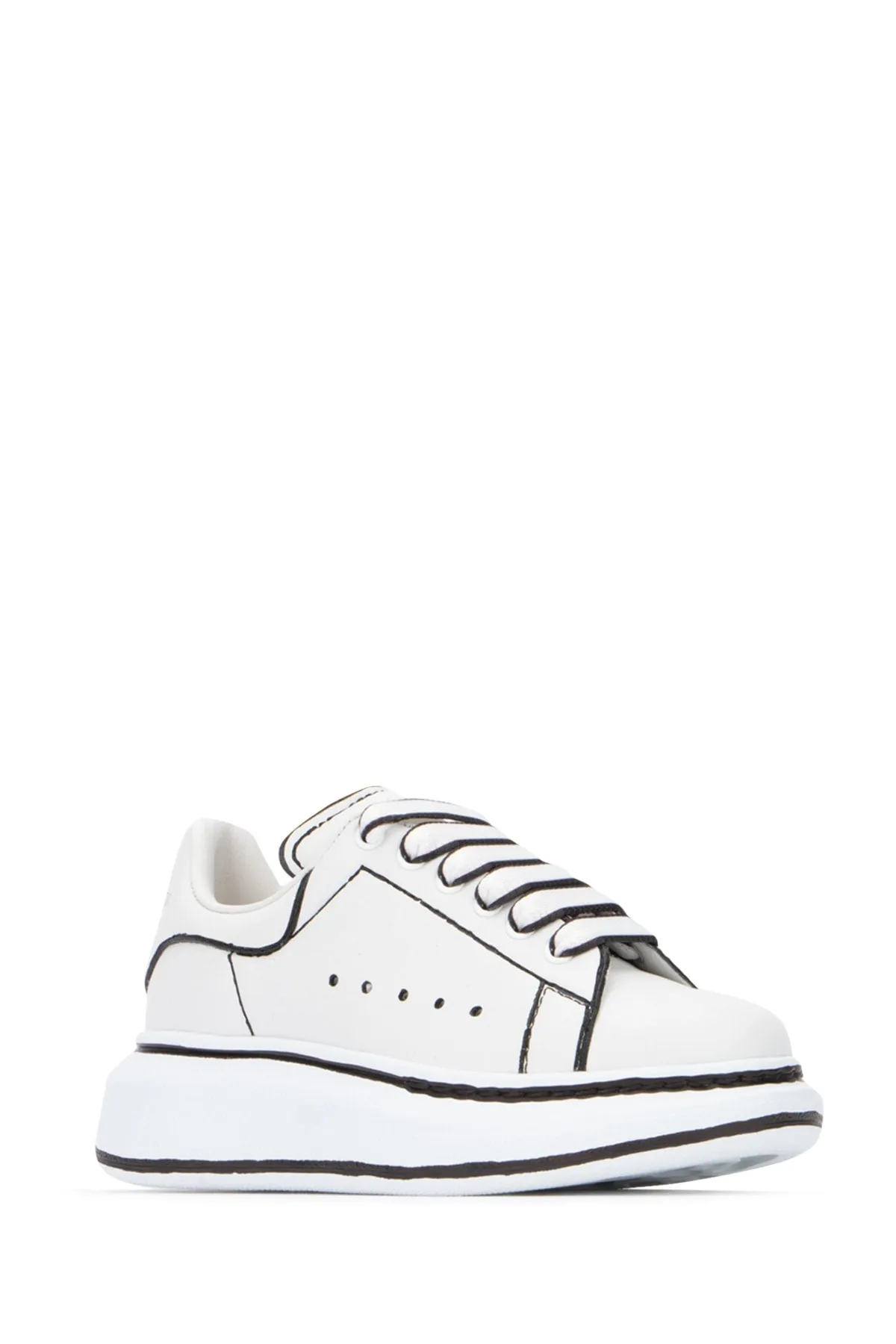 Alexander McQueen Kids Oversized Contrast Trim Sneakers