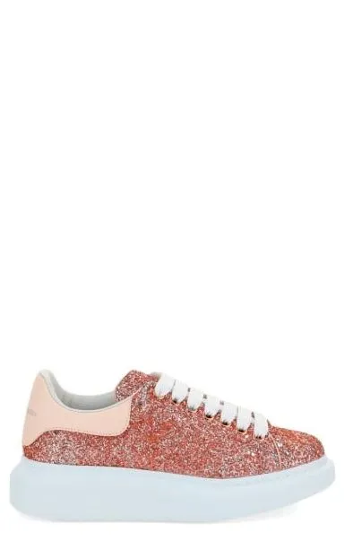 Alexander McQueen Kids Oversized Glitter Sneakers