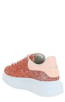 Alexander McQueen Kids Oversized Glitter Sneakers