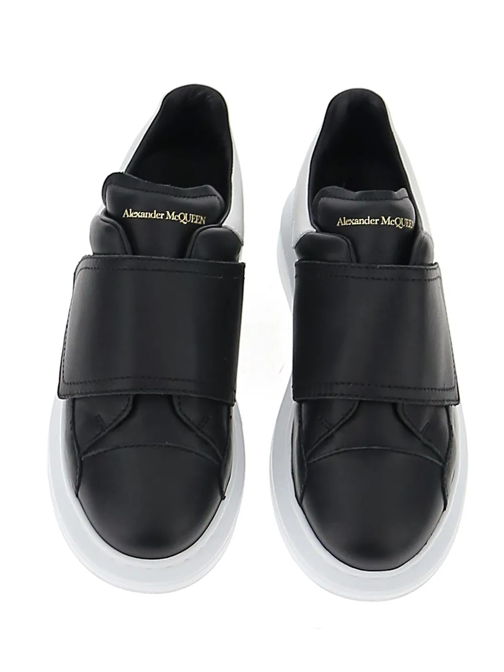 Alexander McQueen Kids Oversized Velcro Strap Sneakers