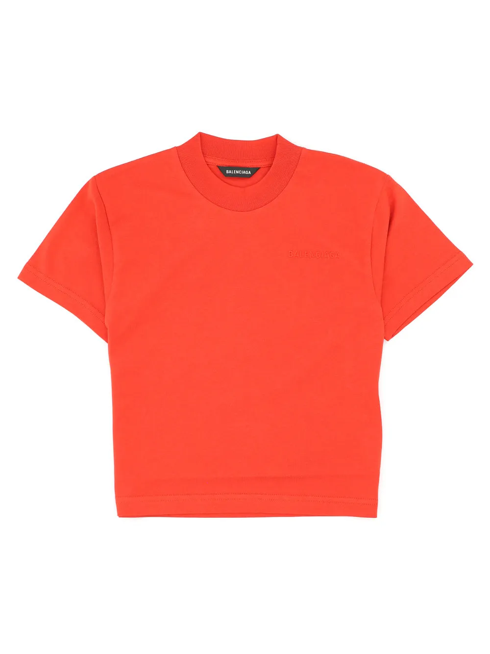 Balenciaga Kids Logo Detailed Crewneck T-Shirt