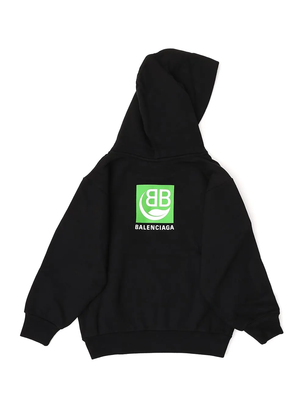 Balenciaga Kids Logo Print Hoodie