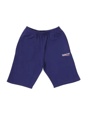 Balenciaga Kids Logo Print Track Shorts