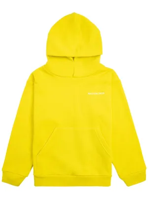 Balenciaga Kids Logo Printed Hoodie