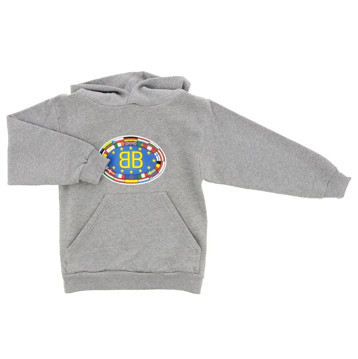 Balenciaga Kids Logo Printed Hoodie