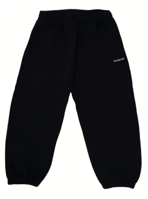 Balenciaga Kids Logo Printed Jogging Pants