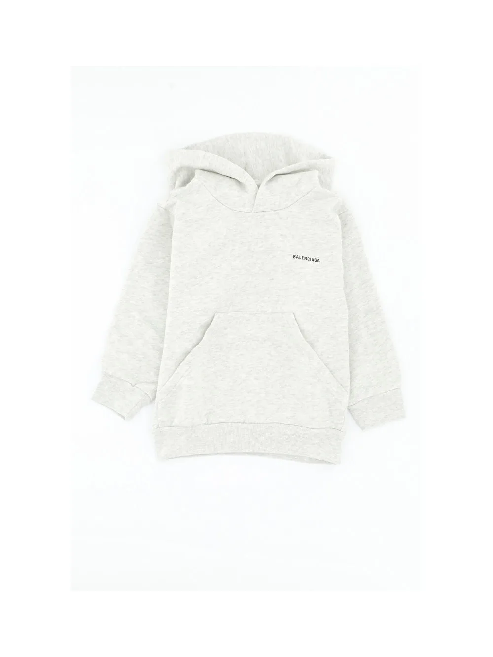 Balenciaga Kids Logo Printed Long-Sleeved Hoodie