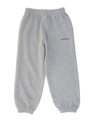 Balenciaga Kids Logo Printed Sweatpants