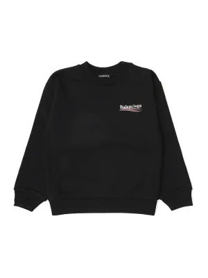 Balenciaga Kids Logo Printed Sweatshirt