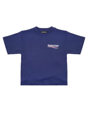 Balenciaga Kids Logo Printed T-Shirt