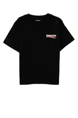 Balenciaga Kids Logo Printed T-Shirt