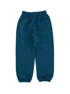 Balenciaga Kids Mid Waist Logo Embroidered Joggers