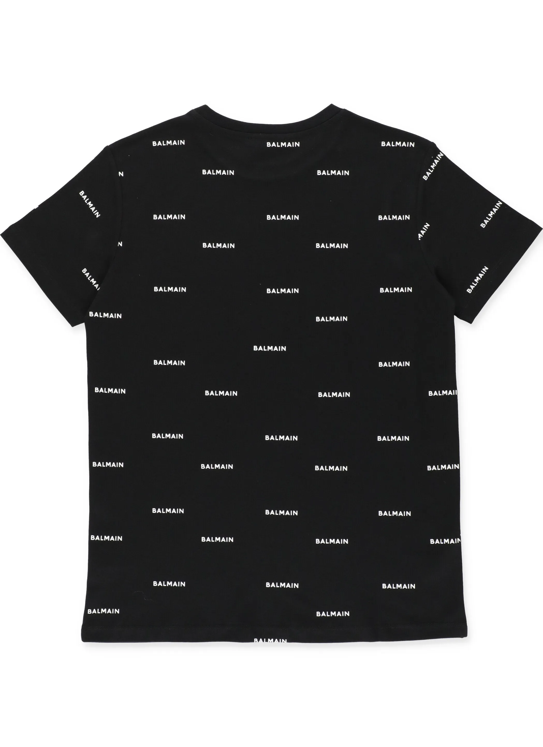 Balmain Kids Allover Logo Printed T-Shirt