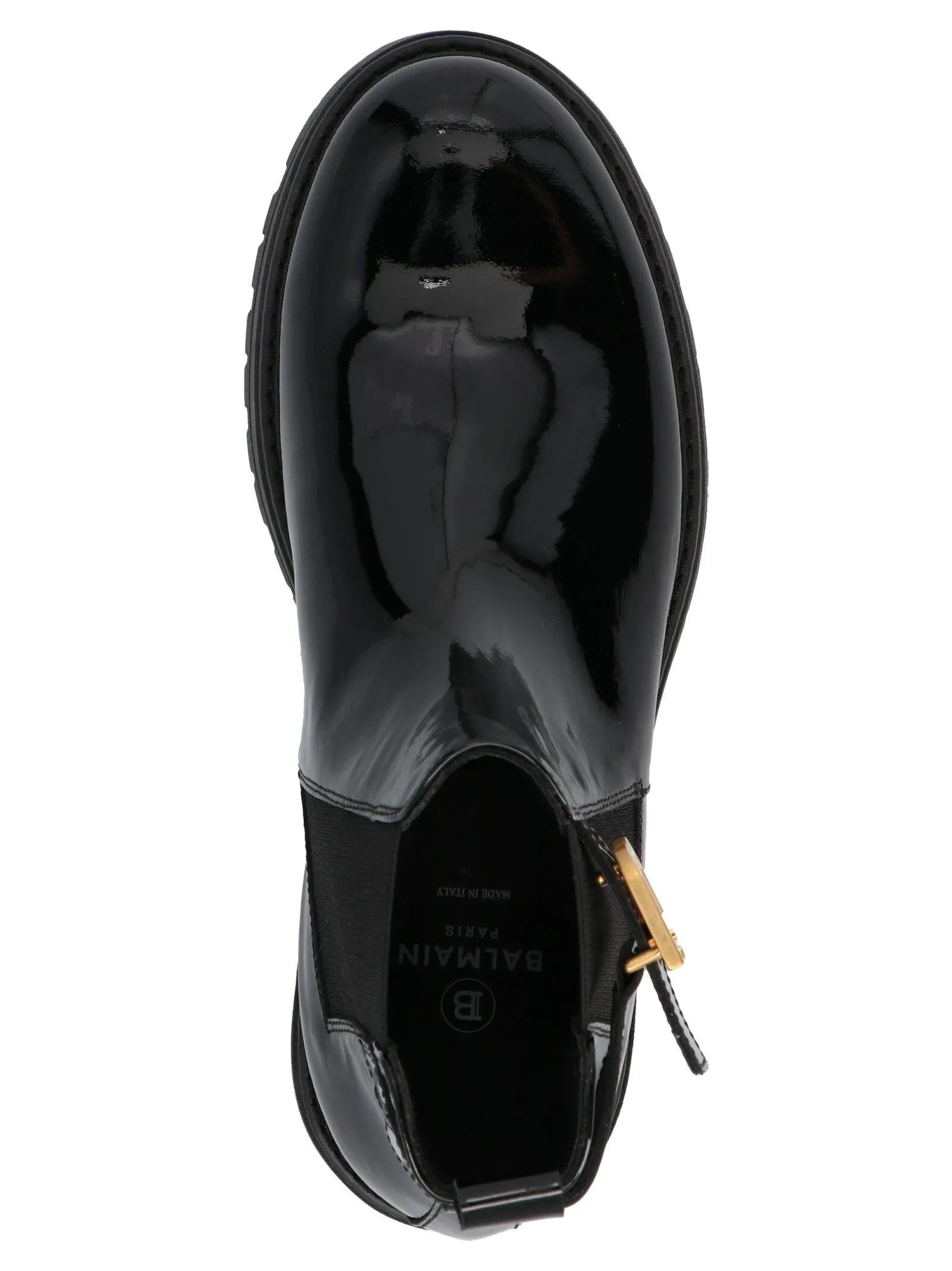 Balmain Kids B Plaque Ankle Boots