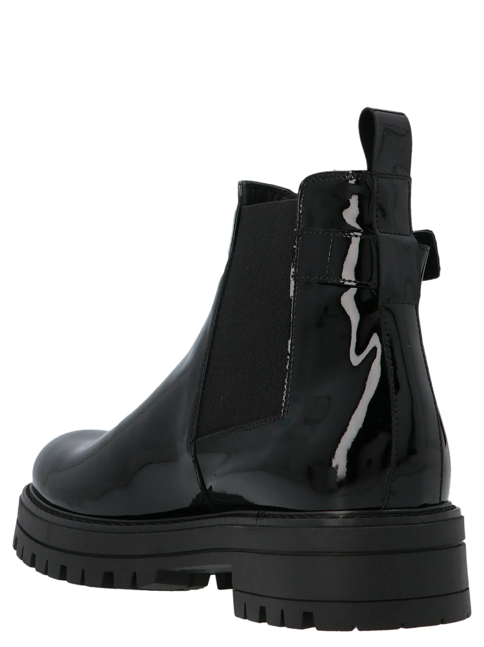 Balmain Kids B Plaque Ankle Boots