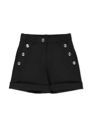 Balmain Kids Button Detail Shorts