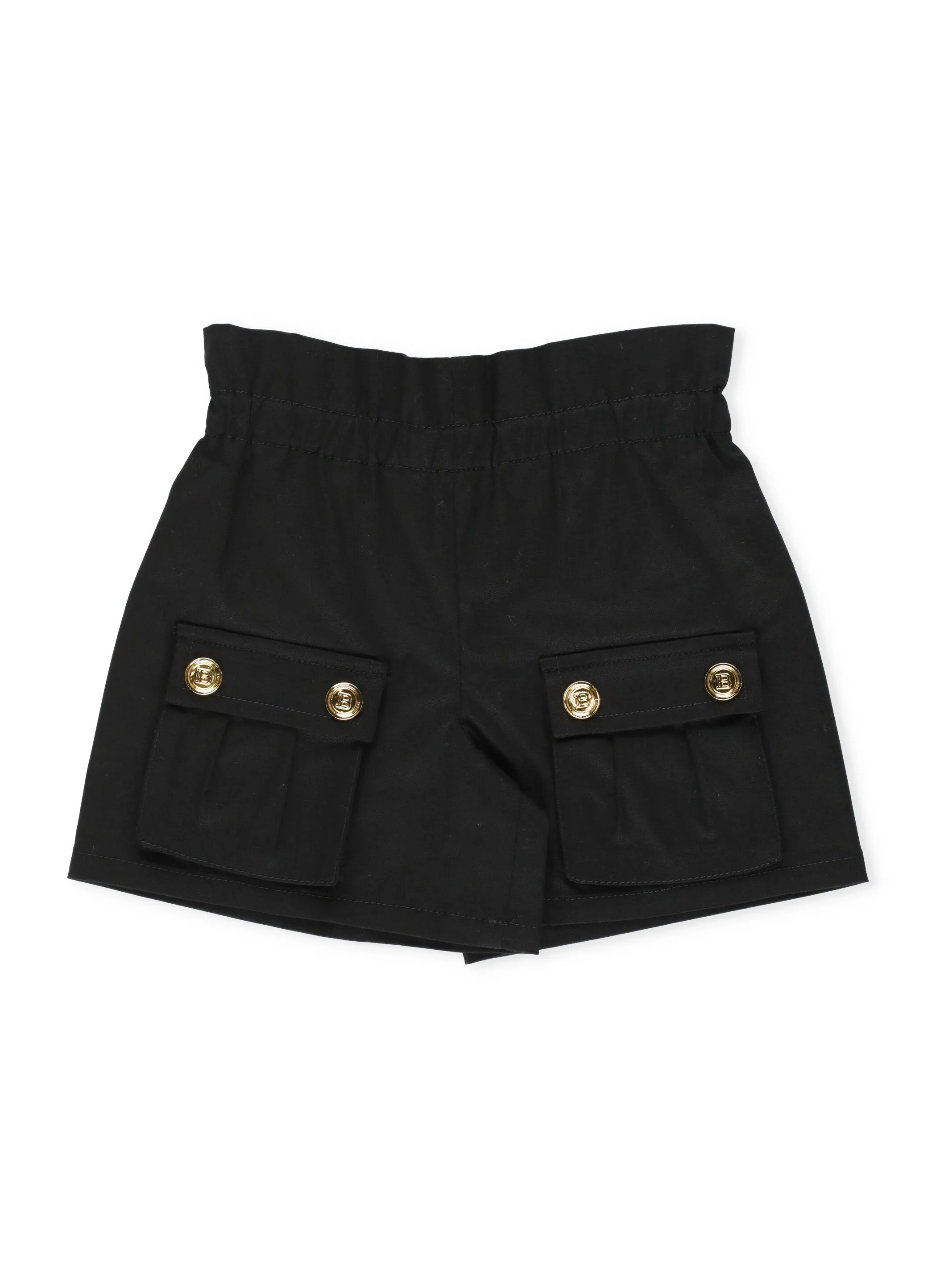 Balmain Kids Button Detail Shorts