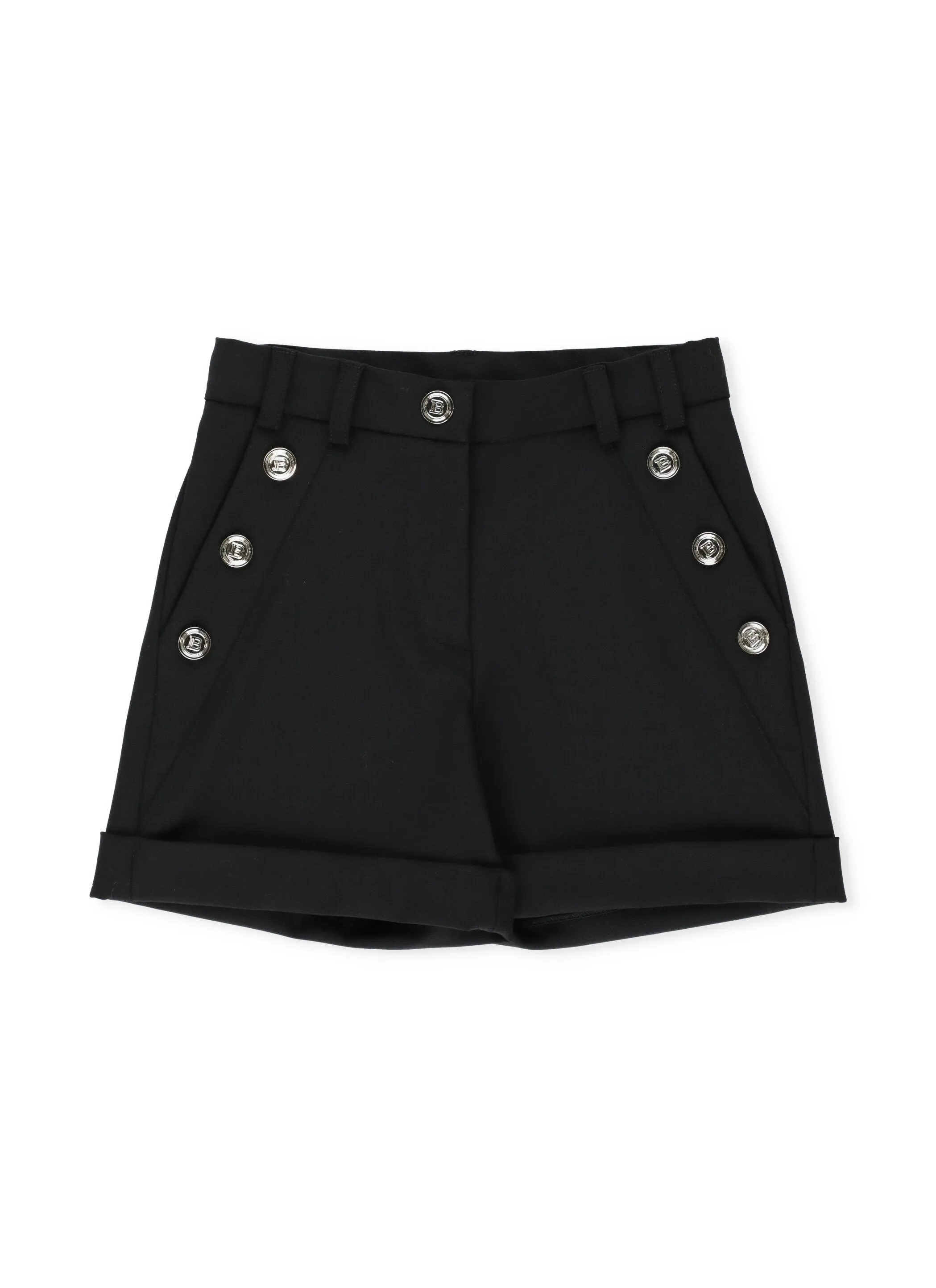 Balmain Kids Button Detail Shorts