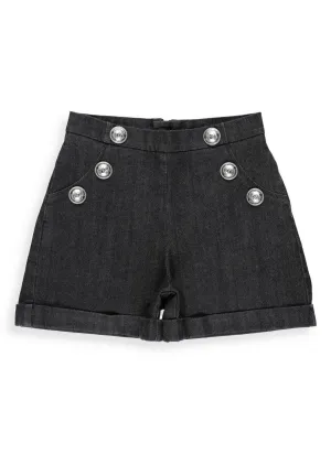Balmain Kids Button Detail Shorts