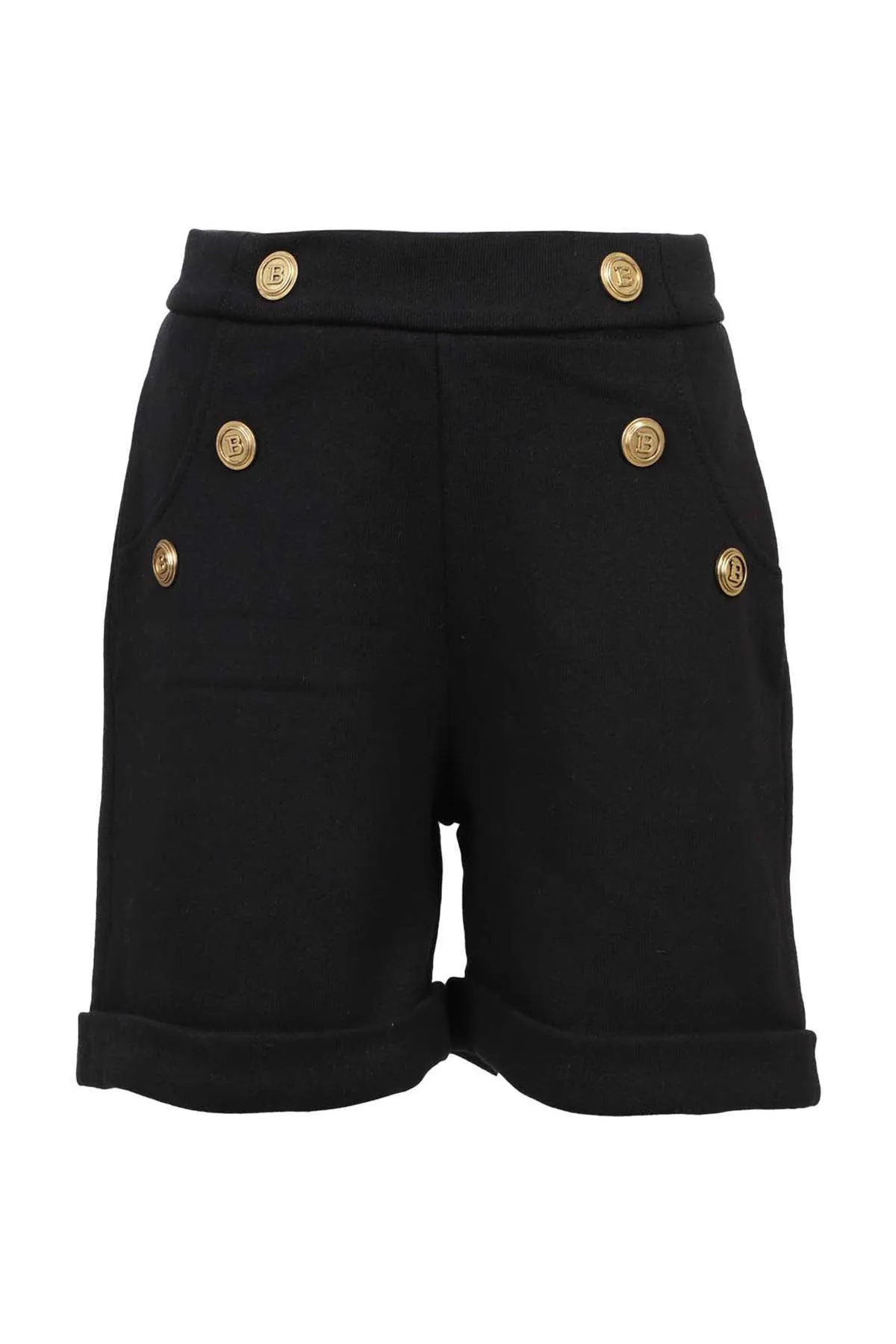 Balmain Kids Button Detail Tailored Shorts