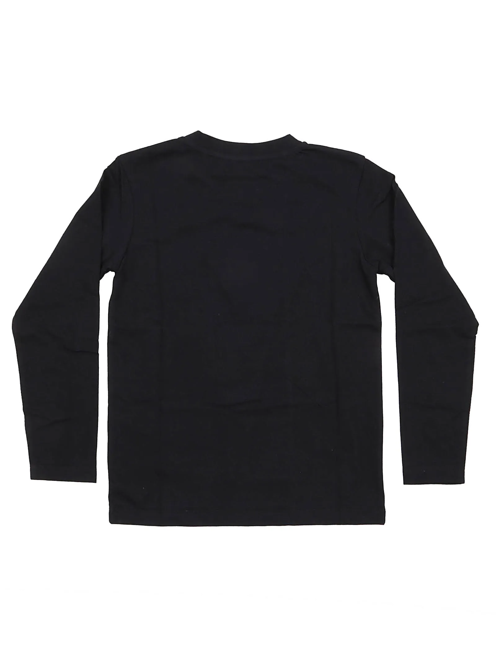 Balmain Kids Crystal Embellished Logo Long Sleeve T-Shirt