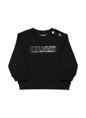 Balmain Kids Embossed Logo Sweatshirt