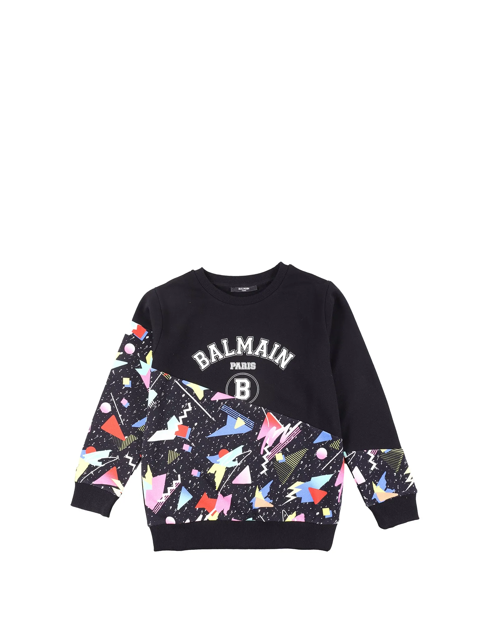 Balmain Kids Floral Printed Sweatshirt