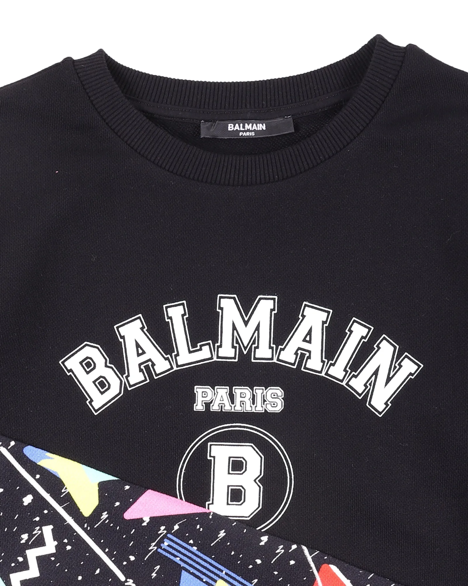 Balmain Kids Floral Printed Sweatshirt