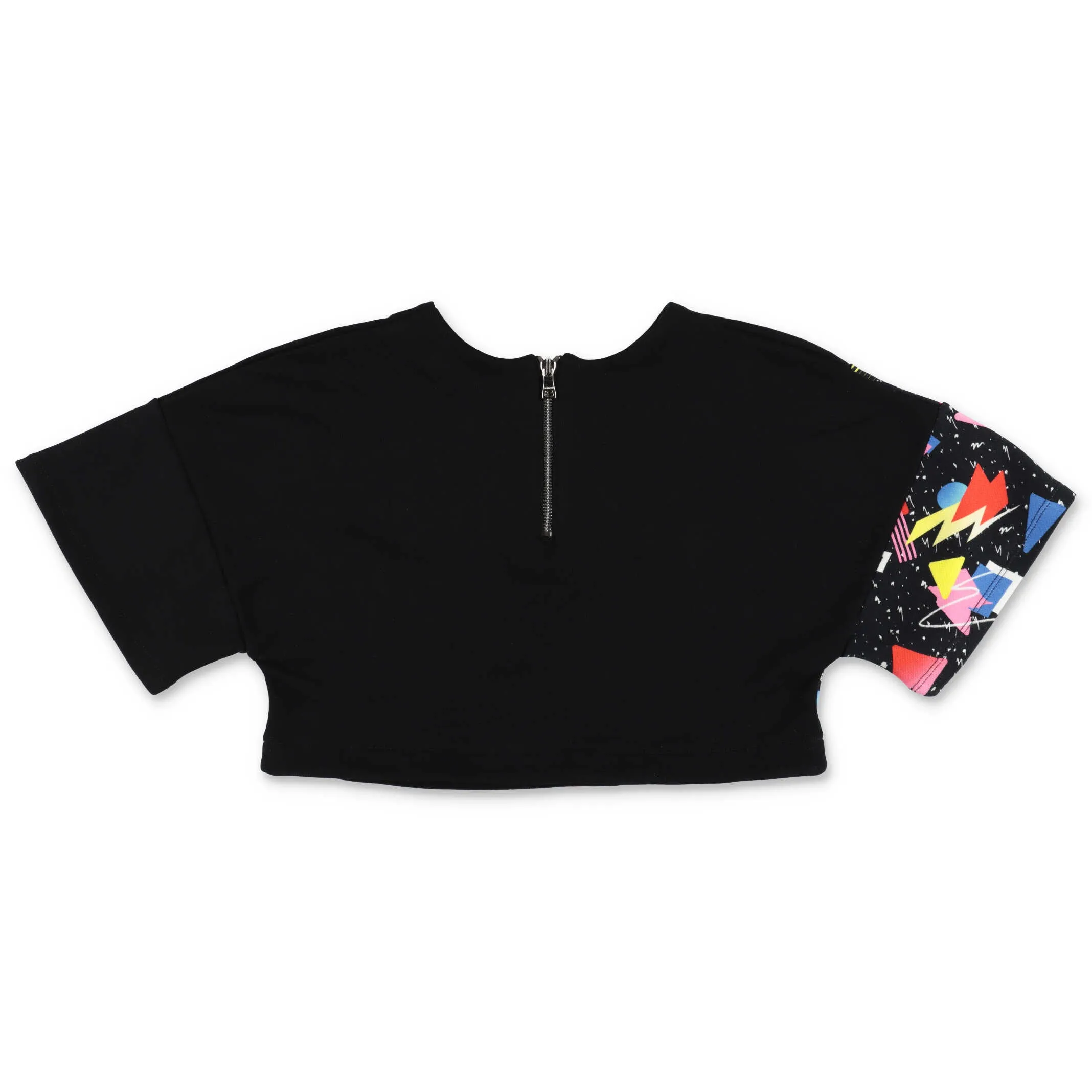 Balmain Kids Graphic Printed Cropped T-Shirt
