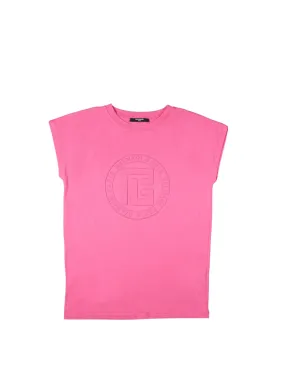 Balmain Kids Logo Detailed T-Shirt Dress