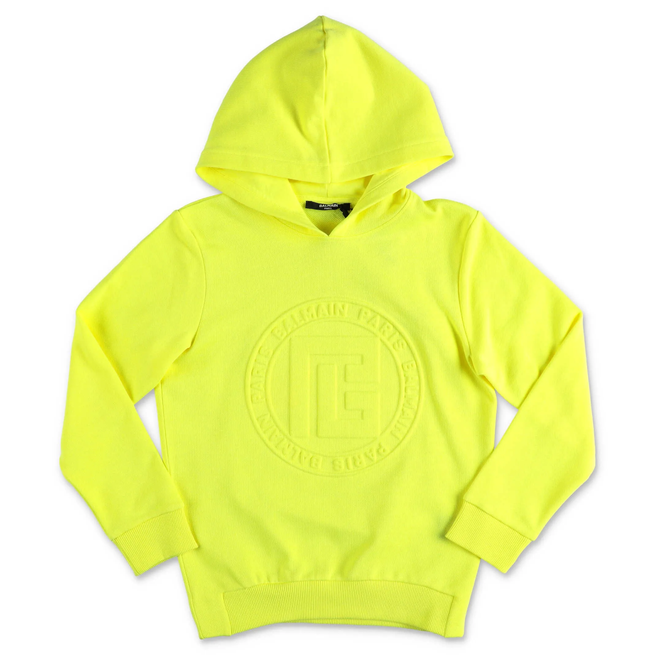Balmain Kids Logo Embossed Hoodie
