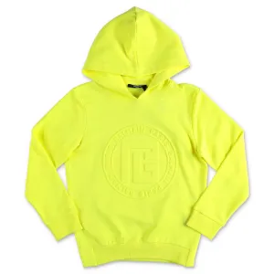 Balmain Kids Logo Embossed Hoodie