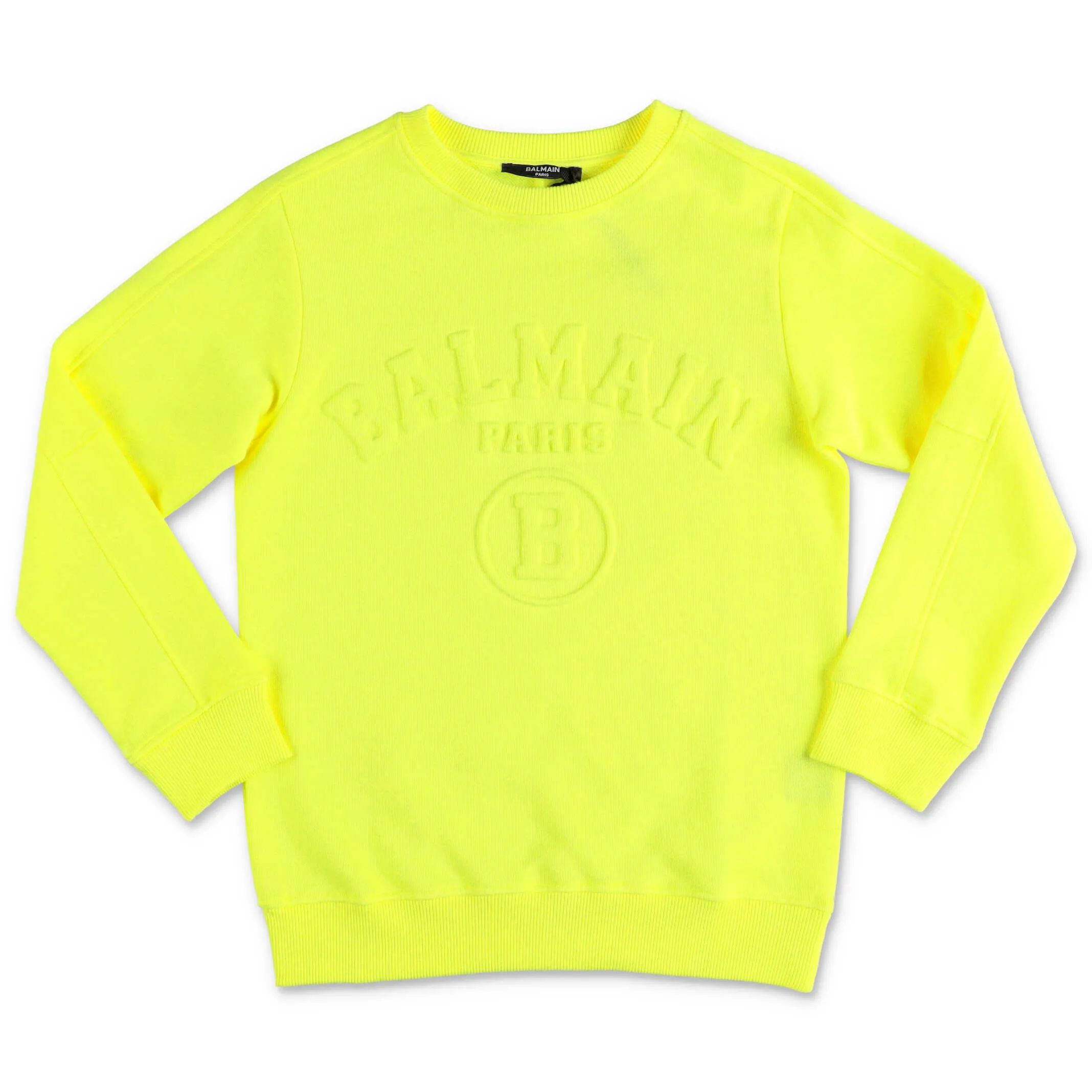 Balmain Kids Logo Embossed Sweatshirt