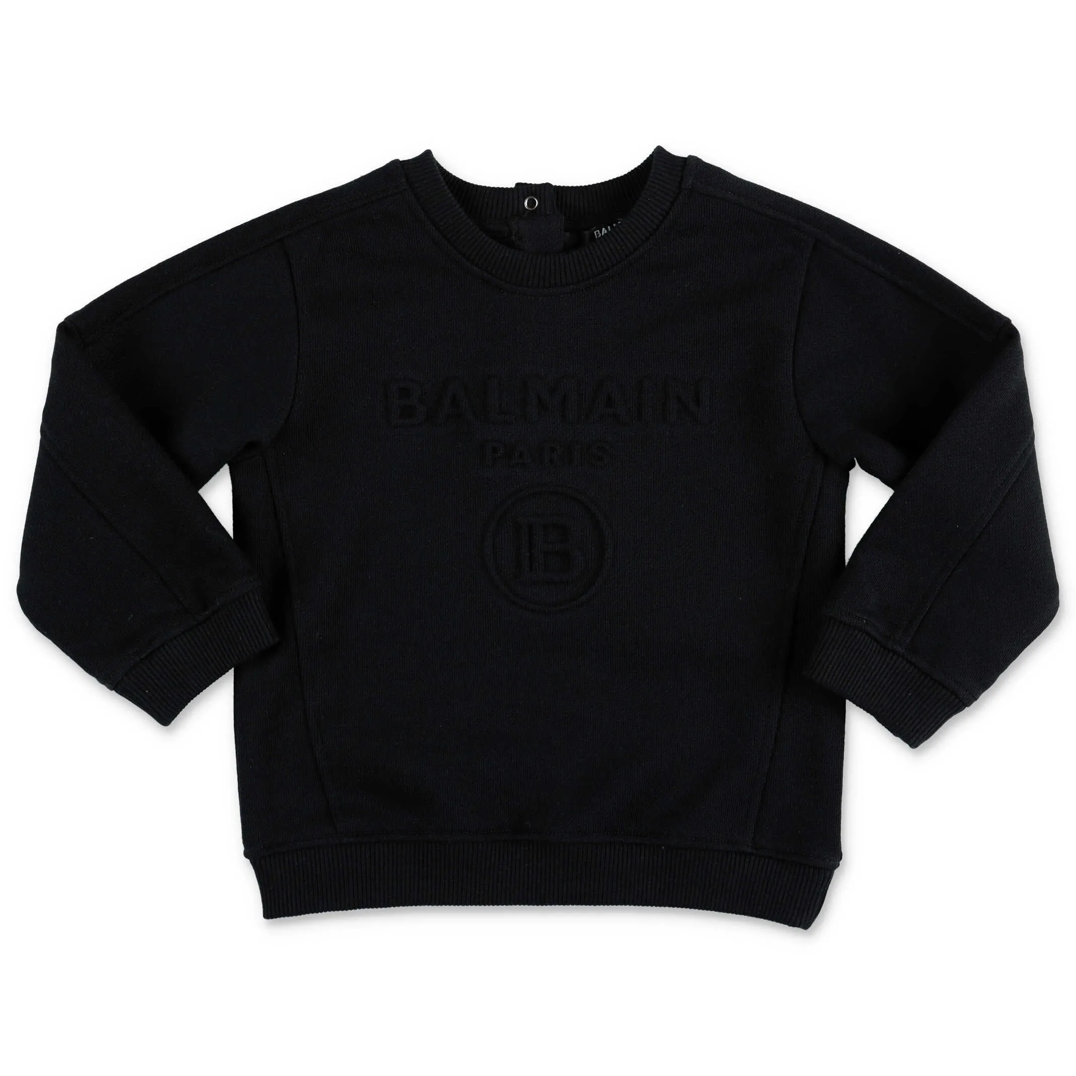 Balmain Kids Logo Embossed Sweatshirt