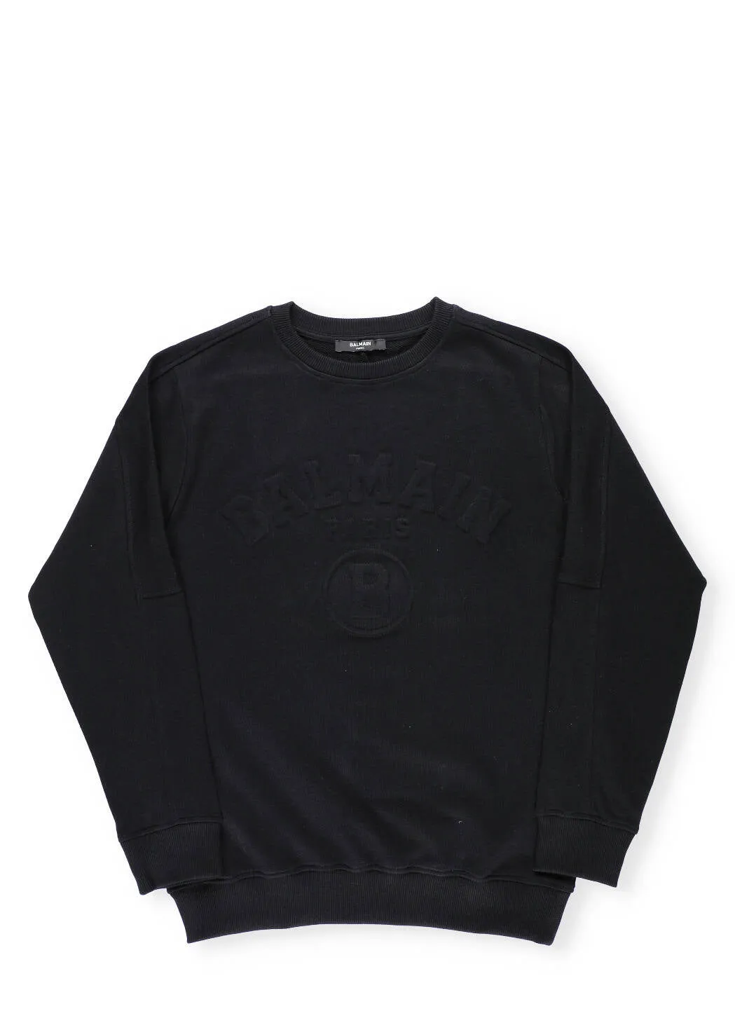 Balmain Kids Logo Embossed Sweatshirt
