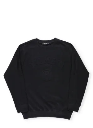 Balmain Kids Logo Embossed Sweatshirt