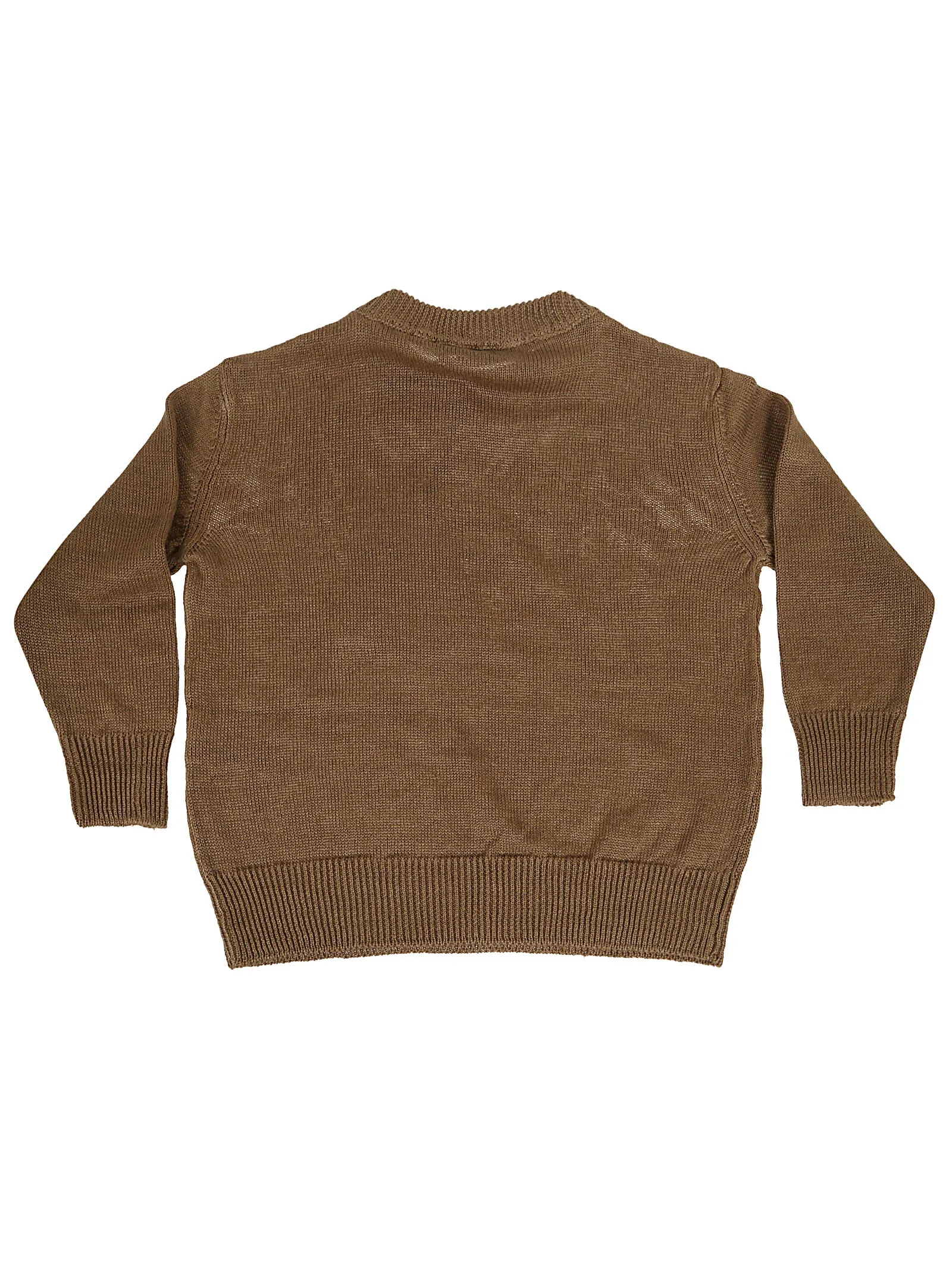 Balmain Kids Logo Embroidered Knit Jumper