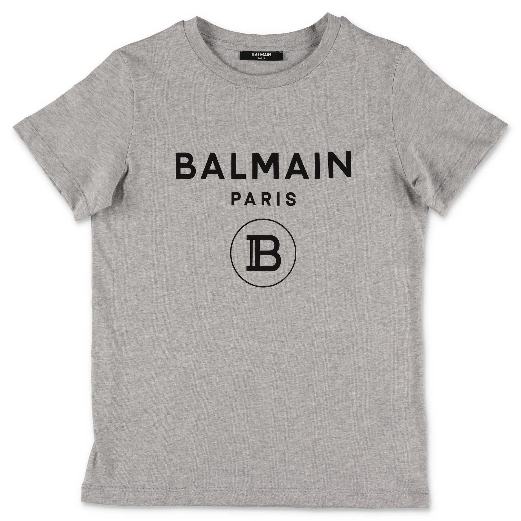 Balmain Kids Logo Print Crewneck T-Shirt