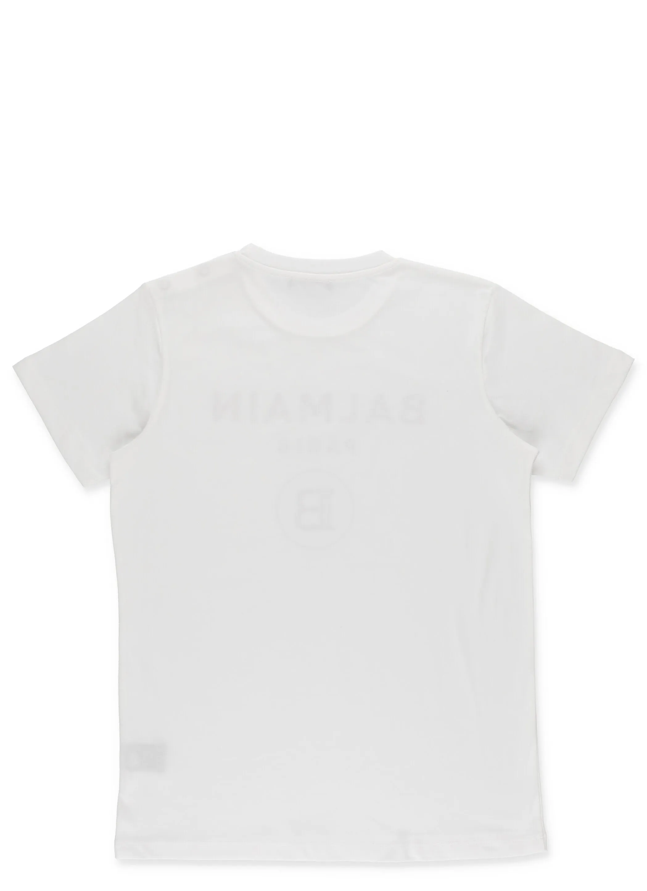 Balmain Kids Logo Print Crewneck T-Shirt
