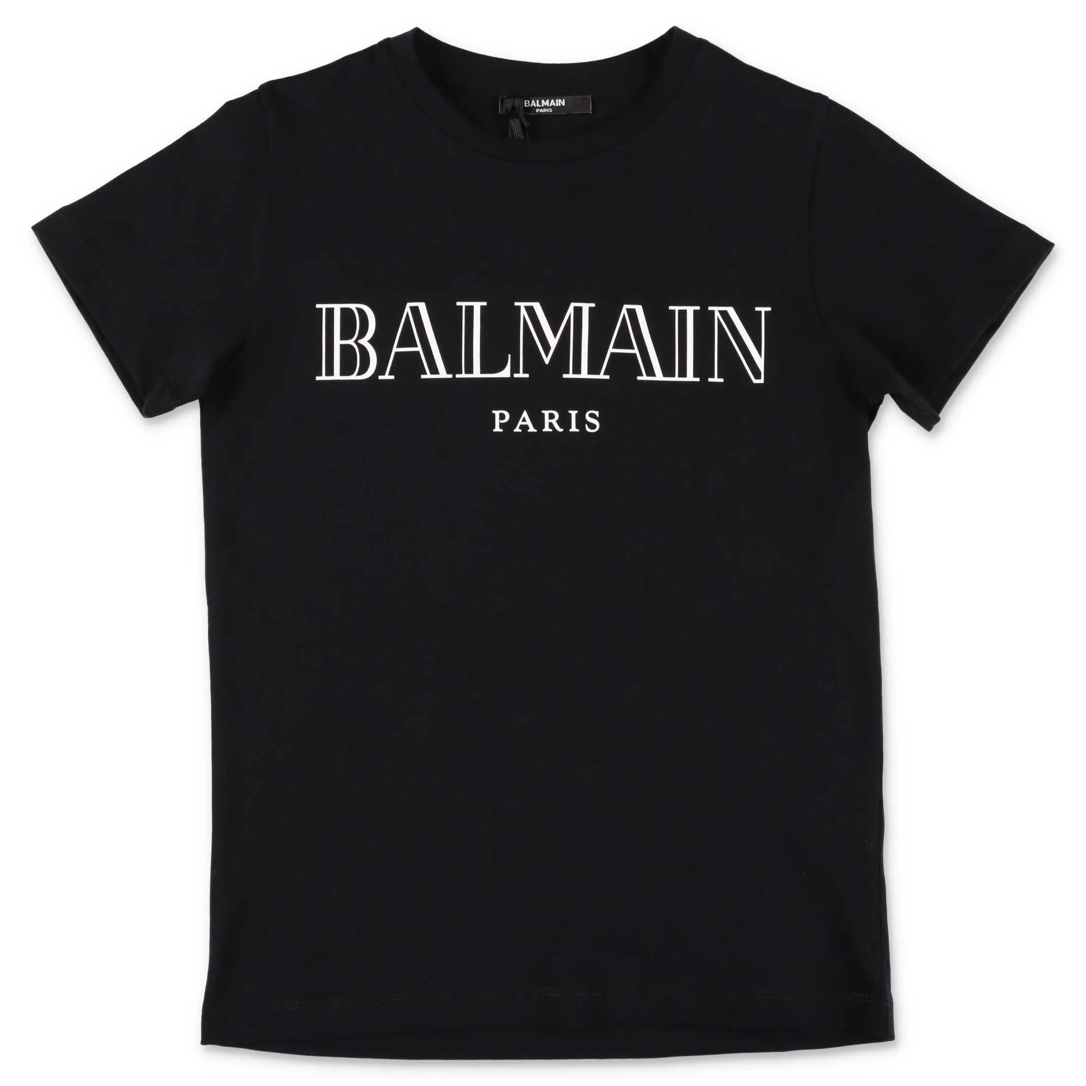 Balmain Kids Logo Print Crewneck T-Shirt