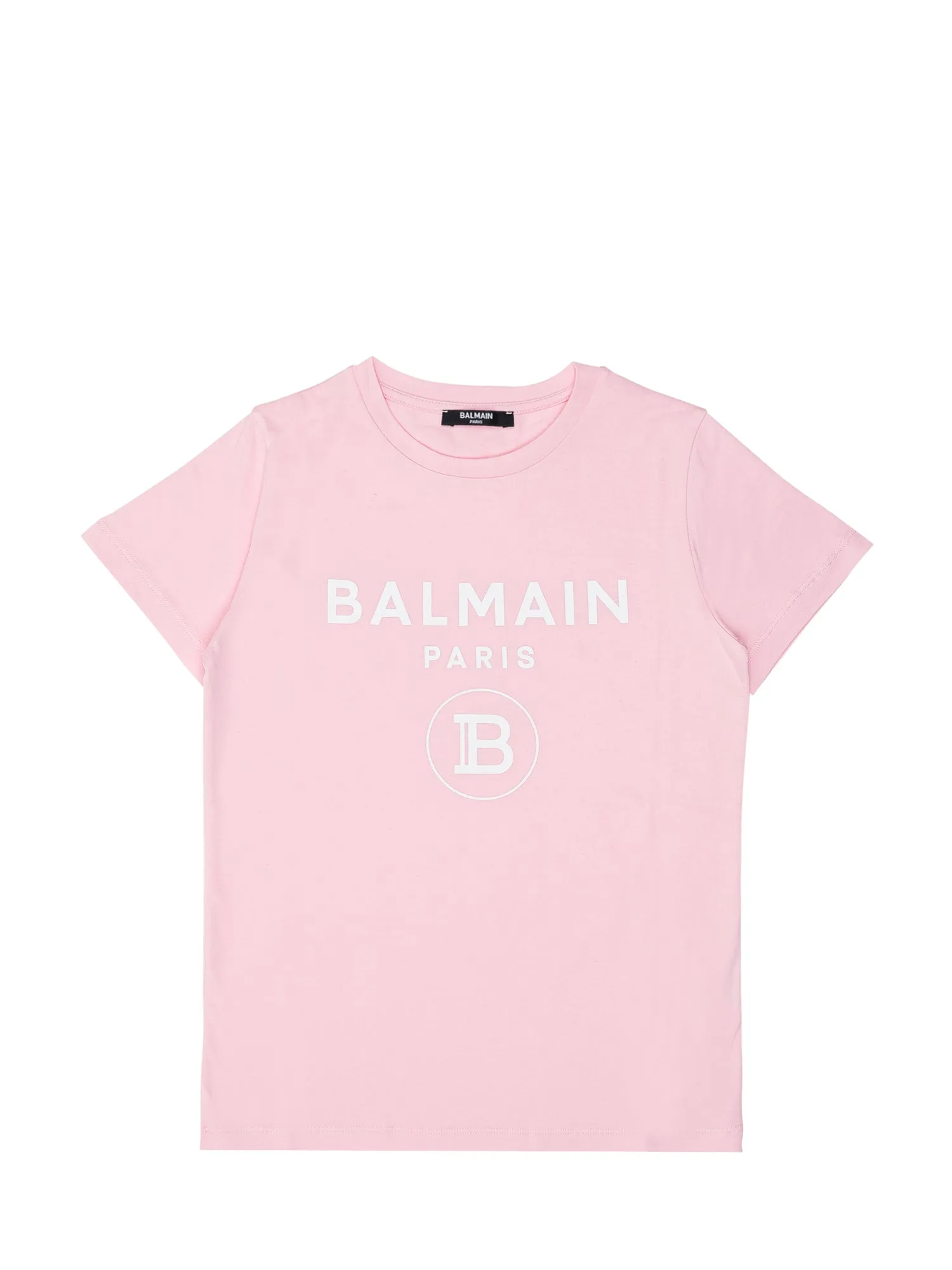 Balmain Kids Logo Print Crewneck T-Shirt