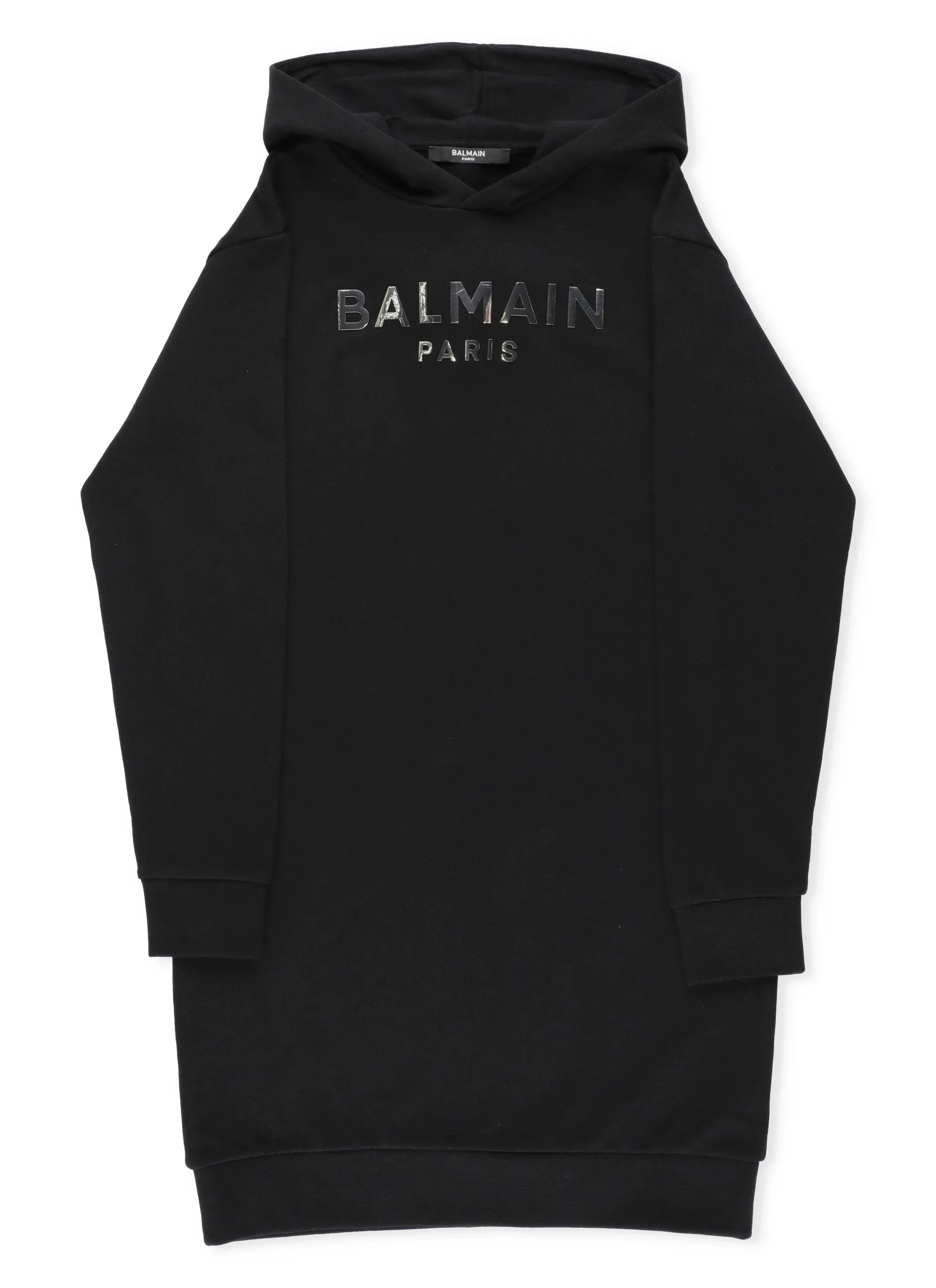 Balmain Kids Logo Print Hoodie Dress