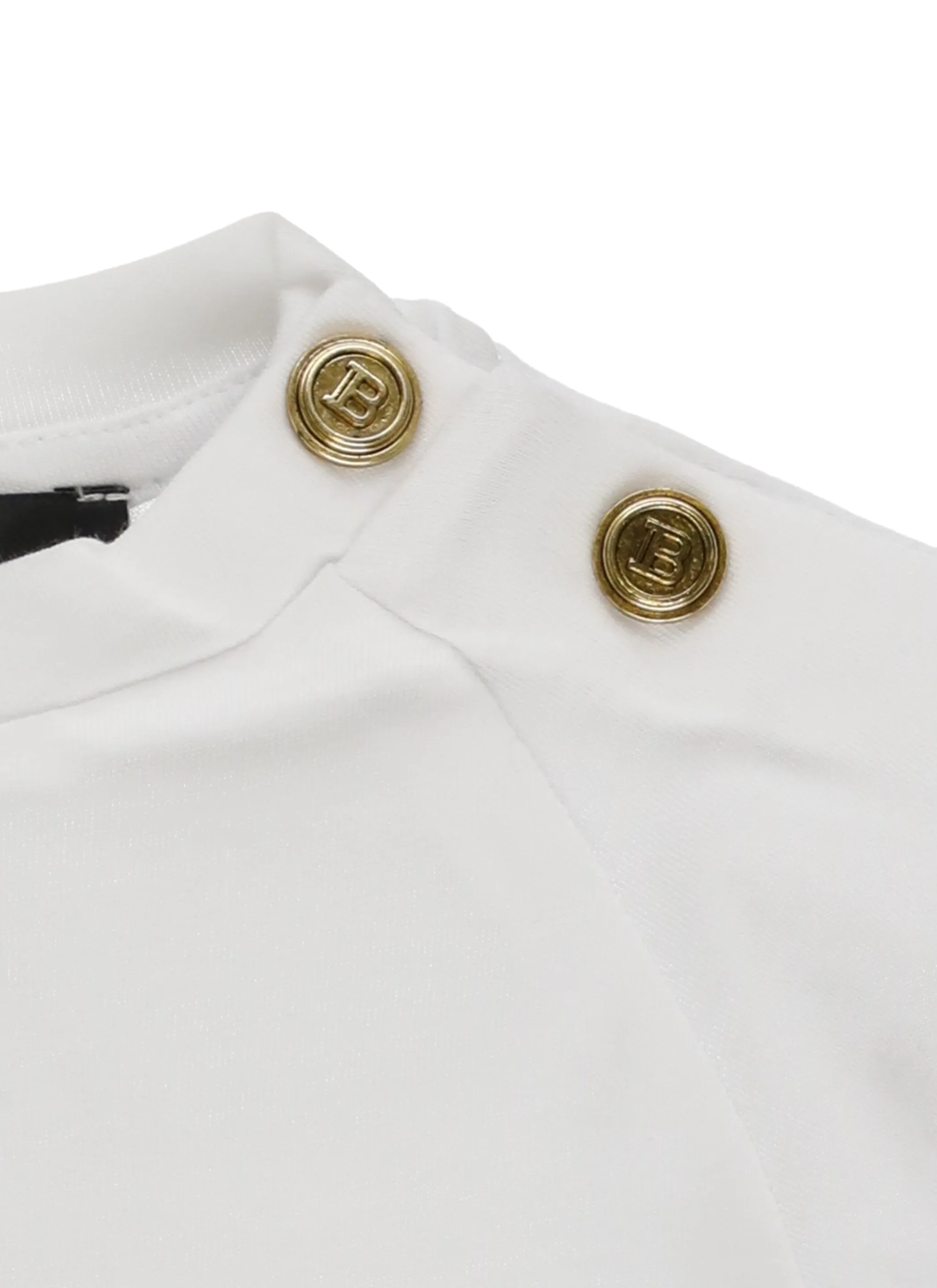 Balmain Kids Logo Print Long-Sleeve T-Shirt