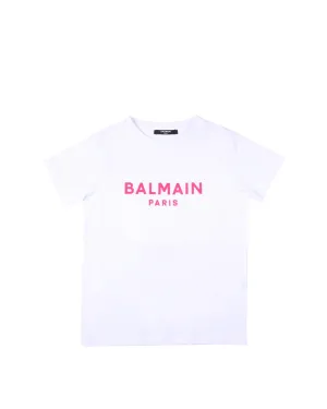 Balmain Kids Logo Print T-Shirt
