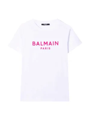 Balmain Kids Logo Print T-Shirt