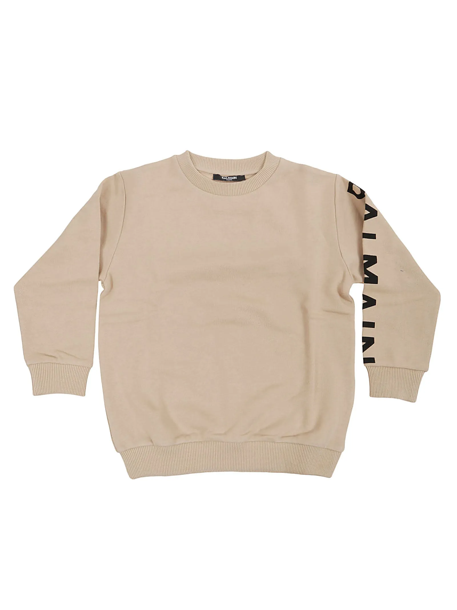 Balmain Kids Logo Printed Crewneck Sweatshirt